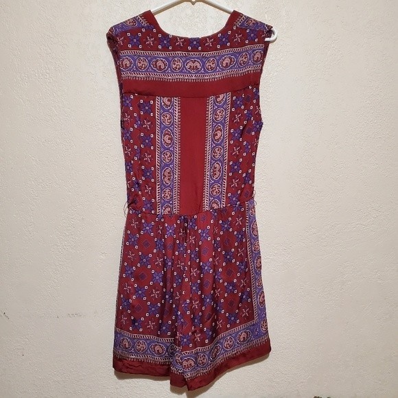 SANDRO Floral-print Short-sleeved Satin Playsuit - Picture 10 of 16